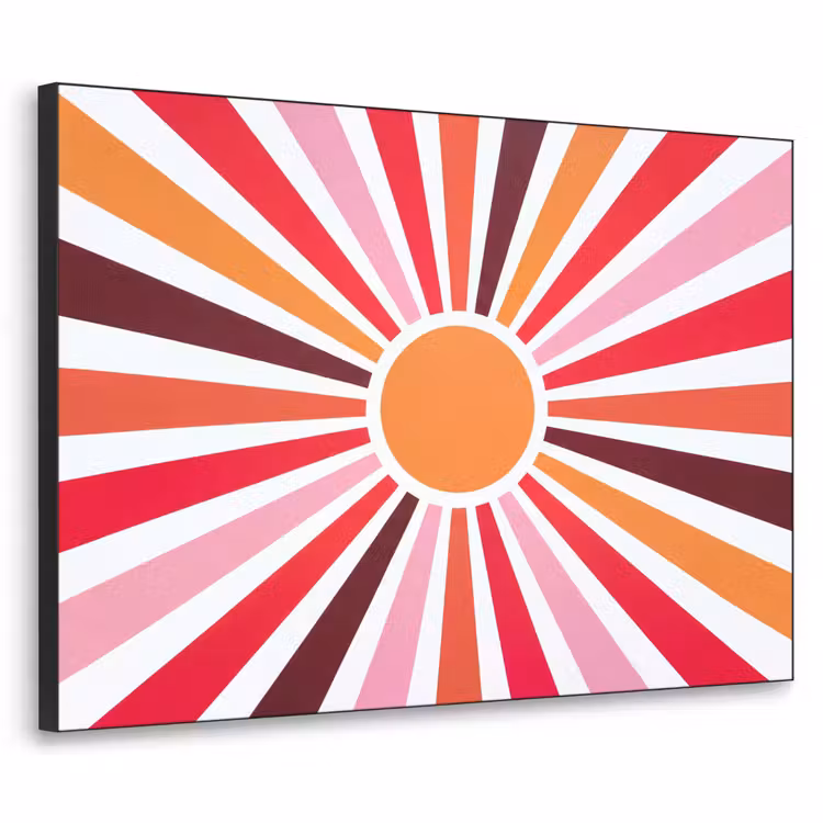 Art Frame - Sun - Rays - Abstract - Colorful — 1