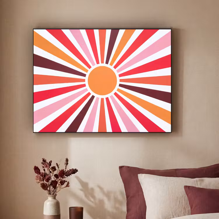 Art Frame - Sun - Rays - Abstract - Colorful — 2