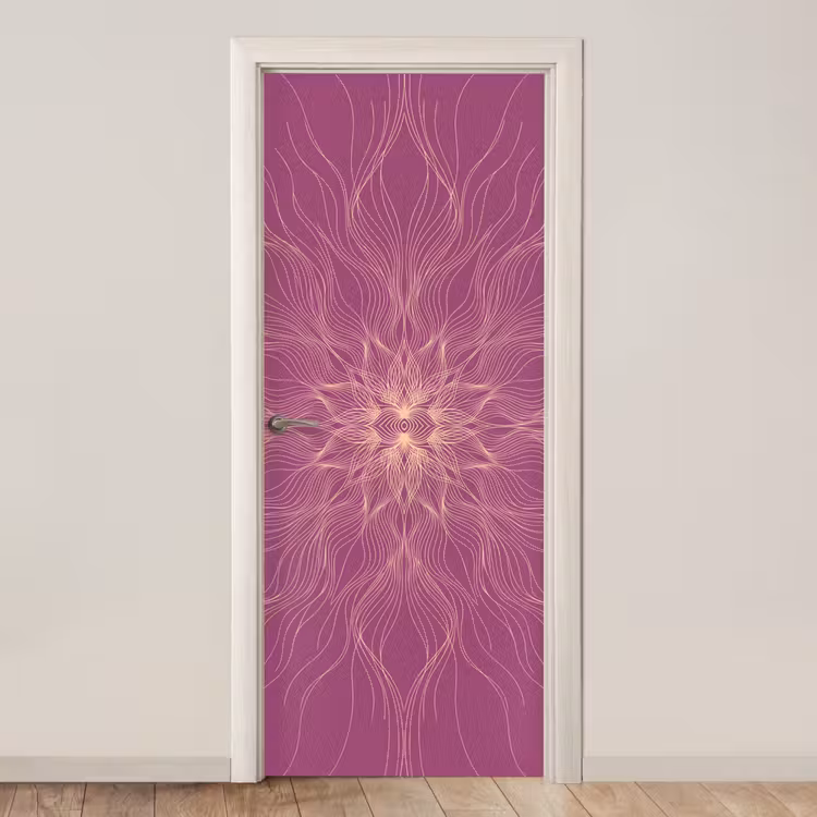 Door sticker - Lines - Pattern - Abstract — 1