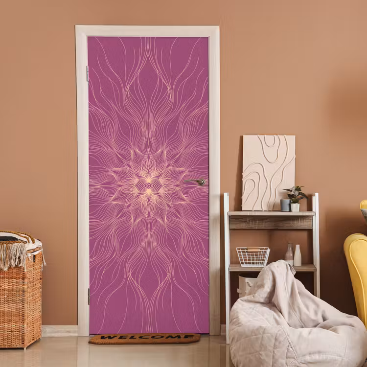 Door sticker - Lines - Pattern - Abstract — 2