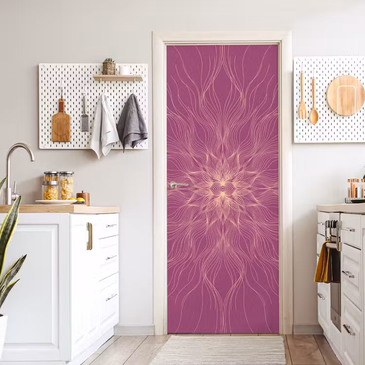 Door sticker - Lines - Pattern - Abstract — 6