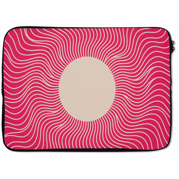 Laptop Sleeve - Abstract - Pattern - Pink — 1
