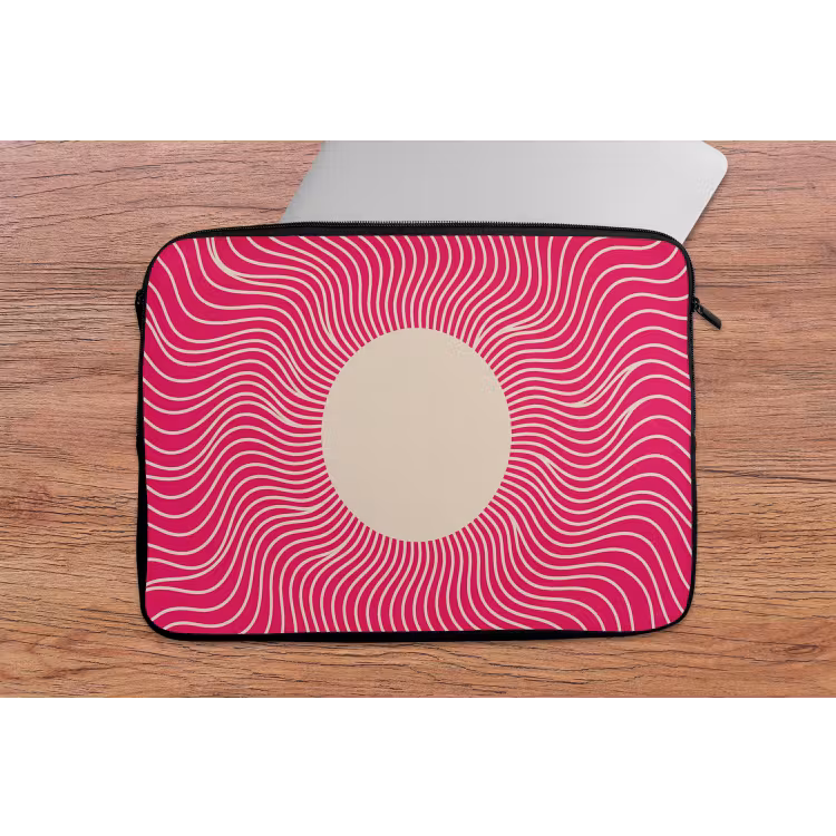 Laptop Sleeve - Abstract - Pattern - Pink — 2