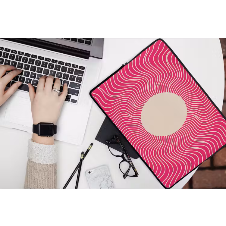 Laptop Sleeve - Abstract - Pattern - Pink — 3