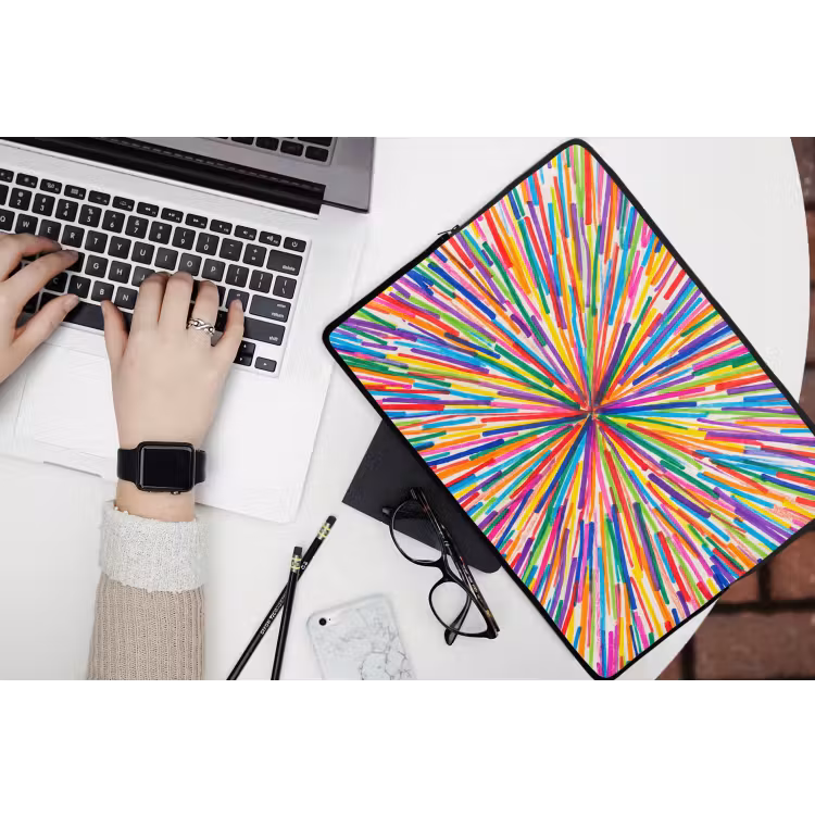 Laptop Sleeve - Lines - Colorful - Abstract — 3