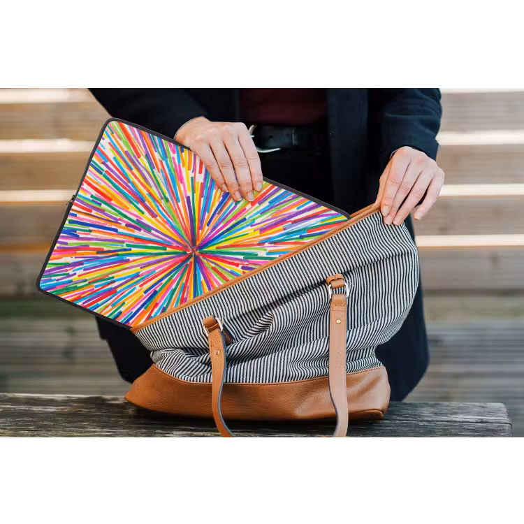 Laptop Sleeve - Lines - Colorful - Abstract — 4