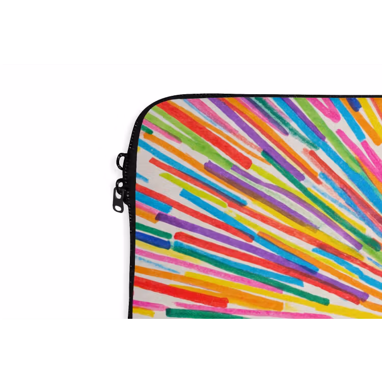 Laptop Sleeve - Lines - Colorful - Abstract — 5
