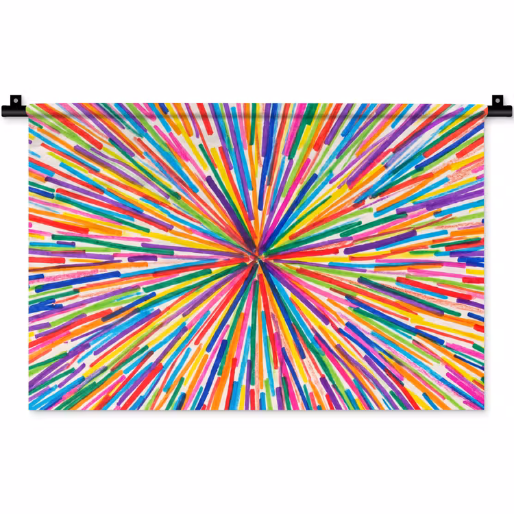 Wall Hanging - Lines - Colorful - Abstract — 1