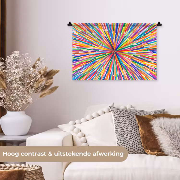 Wall Hanging - Lines - Colorful - Abstract — 4
