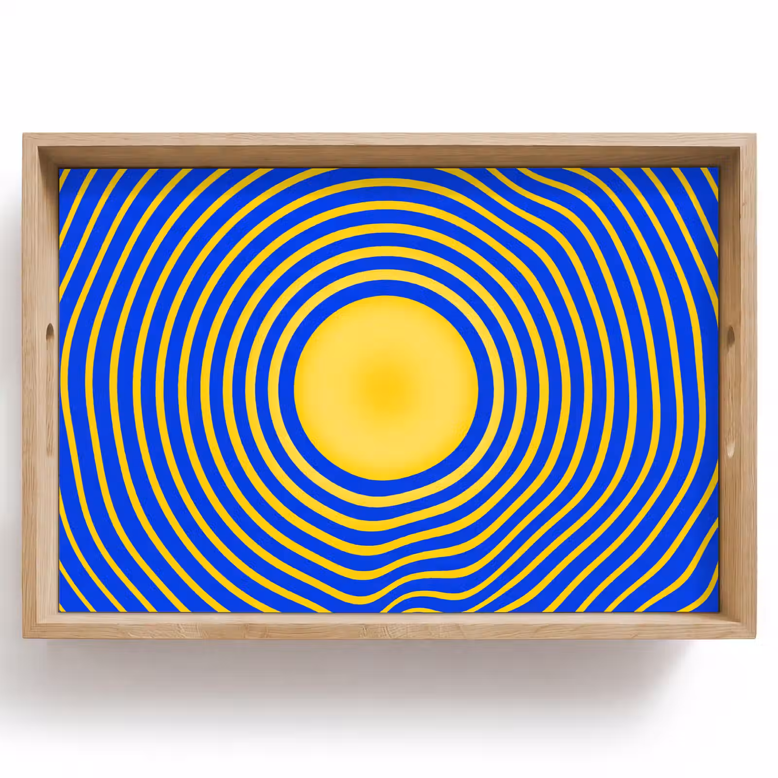 Tray - Abstract Pattern - Blue — 1