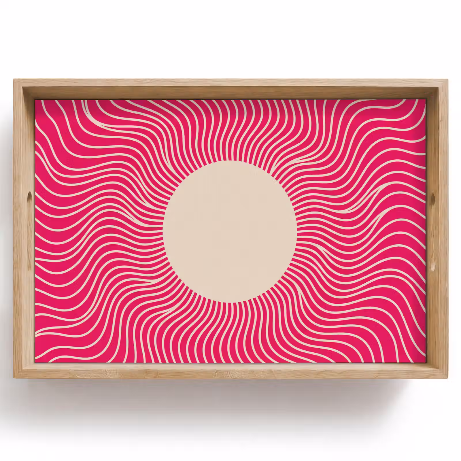 Tray - Abstract - Pattern - Pink — 1