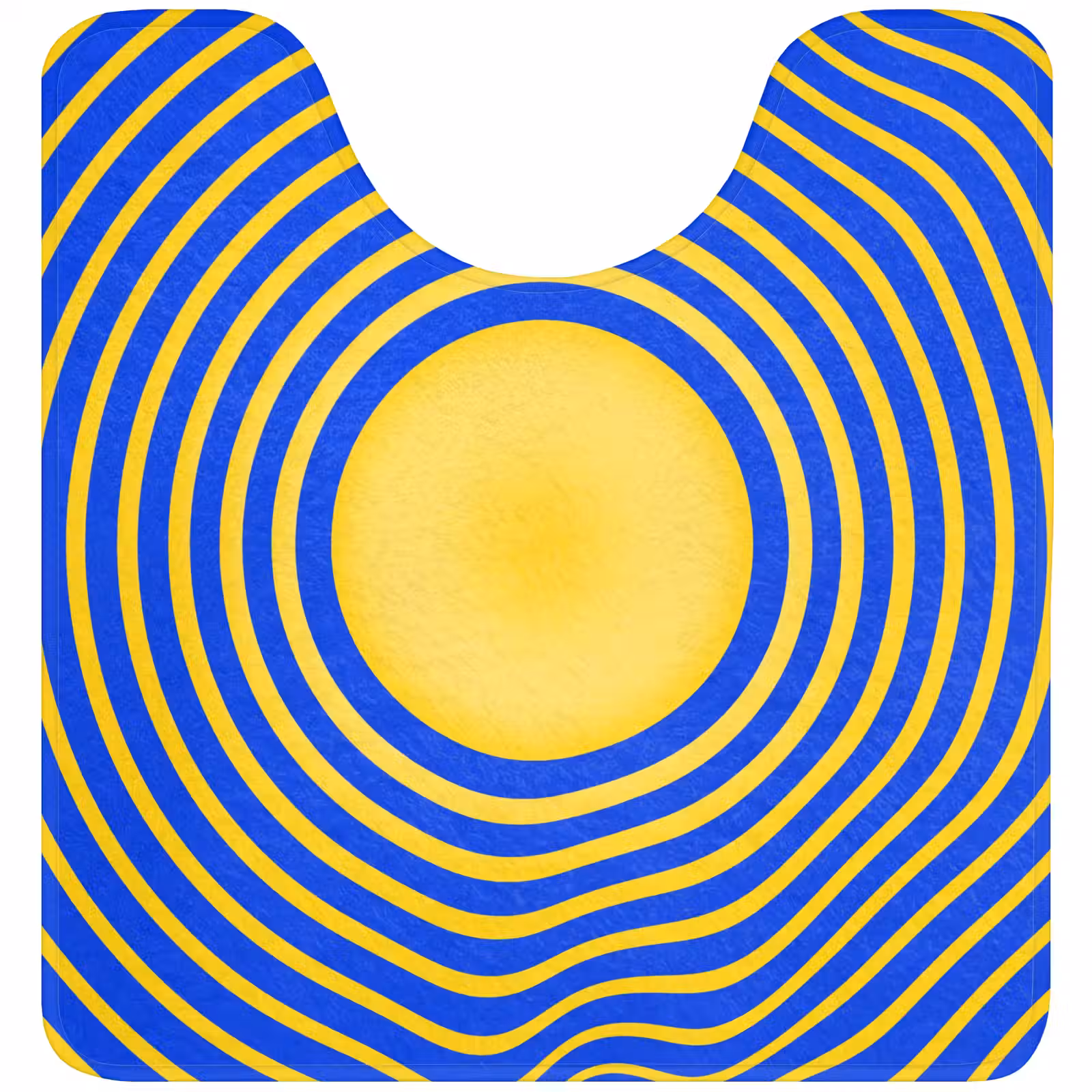 WC Mat - Abstract Pattern - Blue — 1