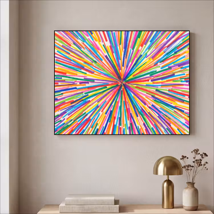 Art Frame - Lines - Colorful - Abstract — 3