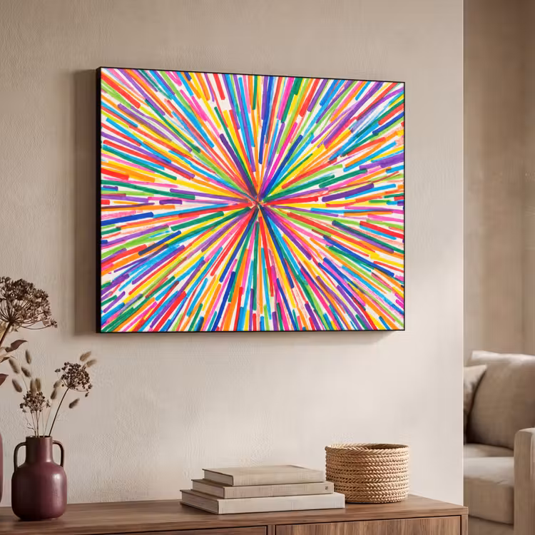Art Frame - Lines - Colorful - Abstract — 4