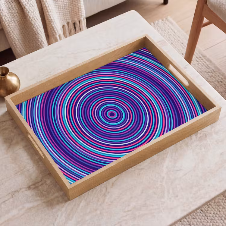 Tray - Abstract - Circles - Colorful — 2