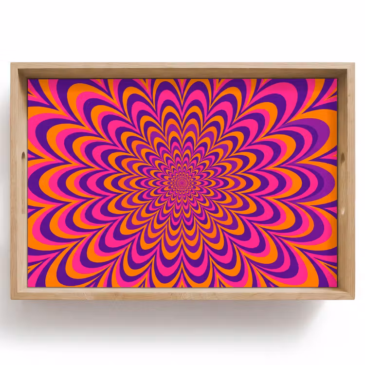 Tray - Pattern - Optical - Colorful — 1