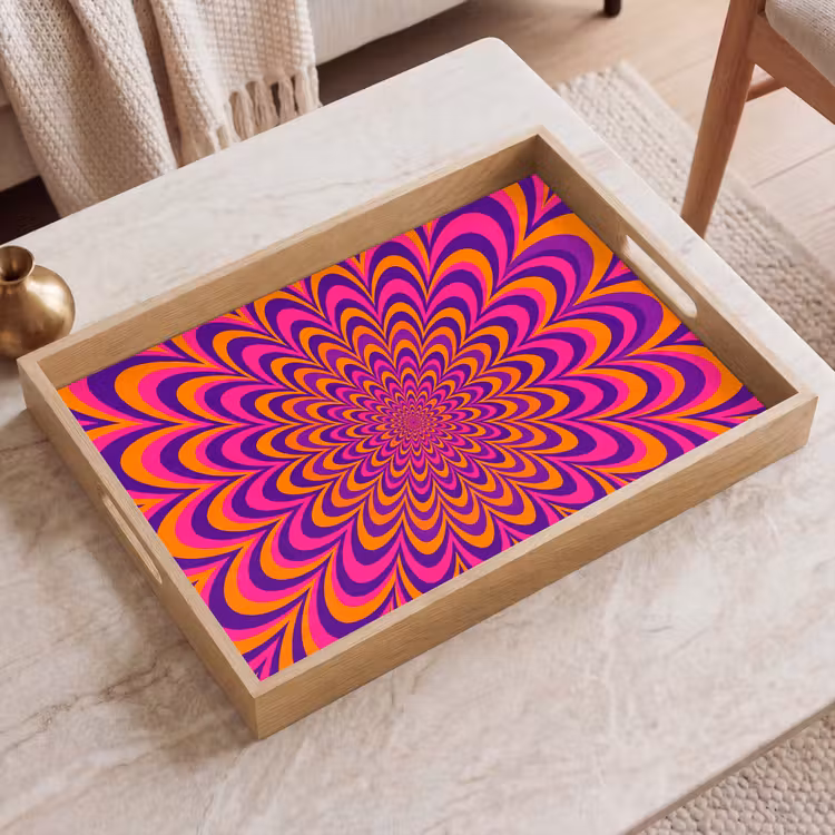Tray - Pattern - Optical - Colorful — 2