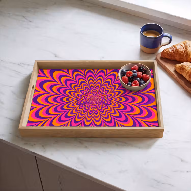 Tray - Pattern - Optical - Colorful — 3