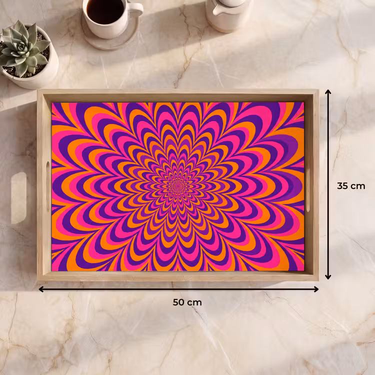 Tray - Pattern - Optical - Colorful — 7