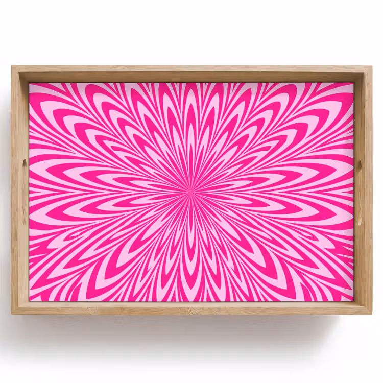 Tray - Pattern - Optical - Pink — 1