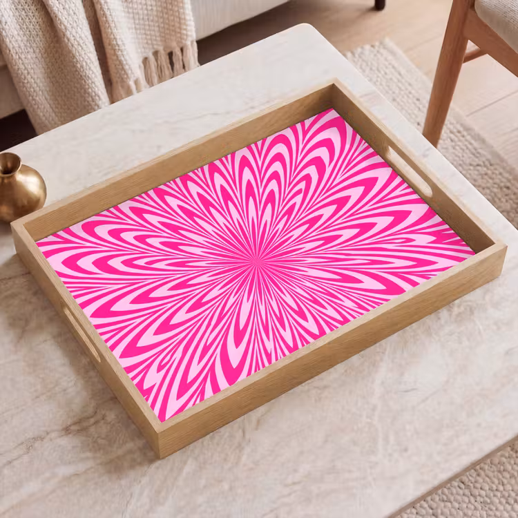 Tray - Pattern - Optical - Pink — 2