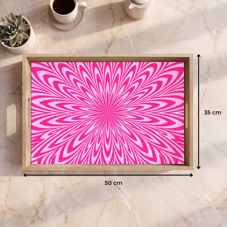 Tray - Pattern - Optical - Pink — 7