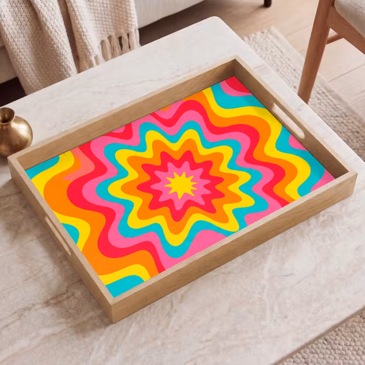 Tray - Pattern - Wavy - Colorful — 2