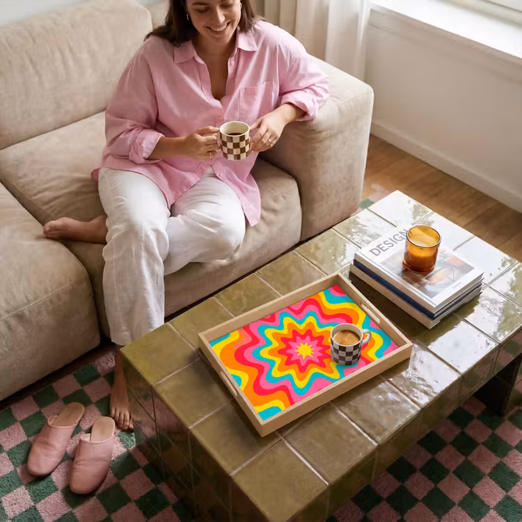 Tray - Pattern - Wavy - Colorful — 4