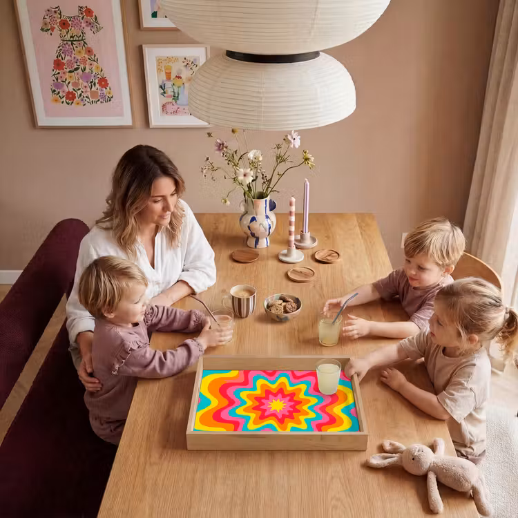 Tray - Pattern - Wavy - Colorful — 5