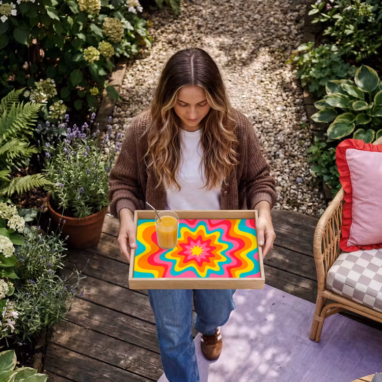 Tray - Pattern - Wavy - Colorful — 6