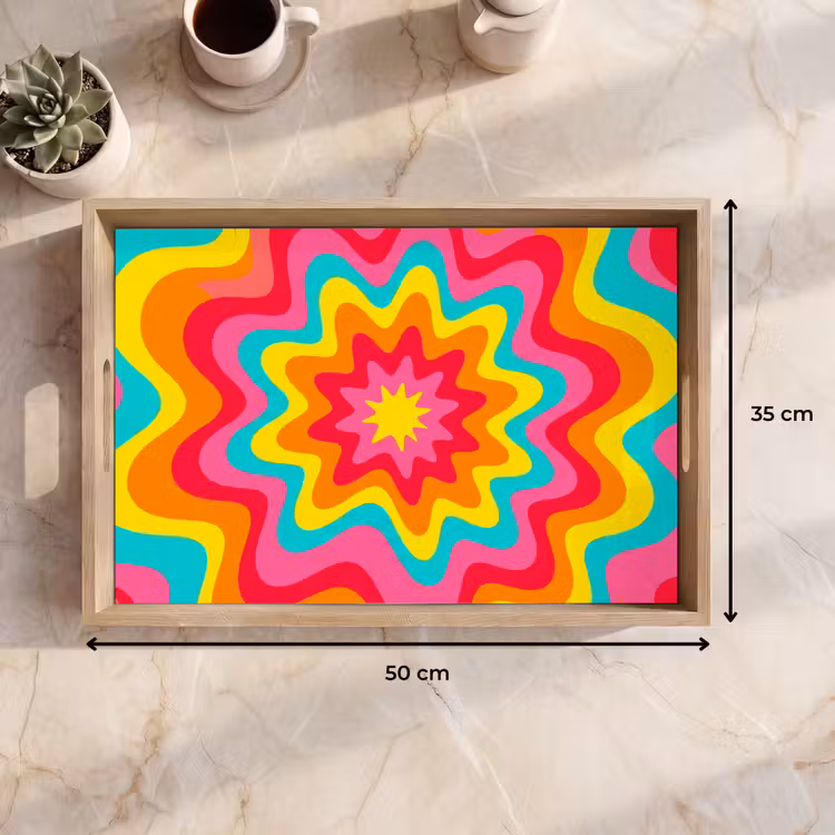Tray - Pattern - Wavy - Colorful — 7