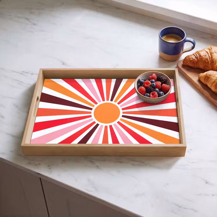 Tray - Sun - Rays - Abstract - Colorful — 3