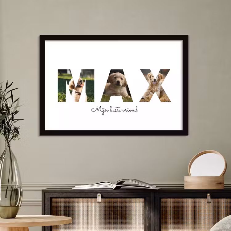 Poster with Frame - Pet Name — 3