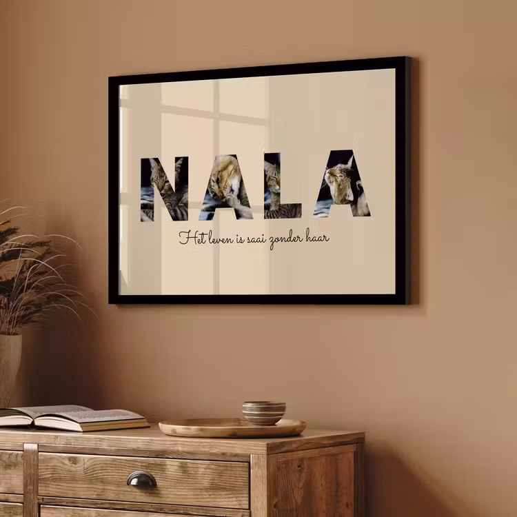 Poster with Frame - Pet Name — 5