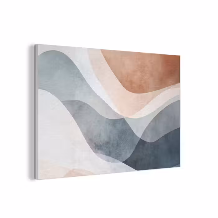 Acoustic Felt - Abstract - Waves - Blue