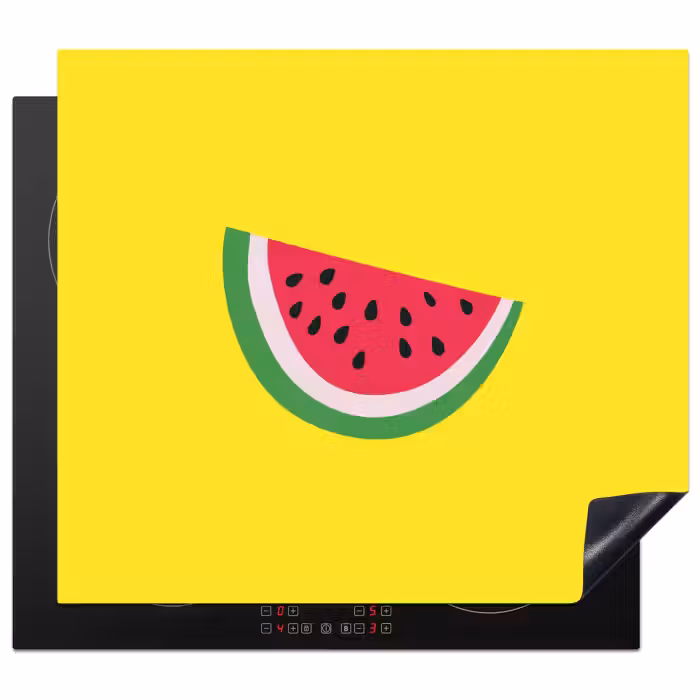 Induction Hob Cover - Fruit - Watermelon - Yellow