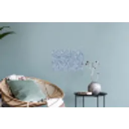 Abstract - Blauw - Bladeren Muursticker klein -plant