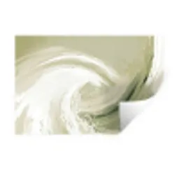 Abstract - Penseelstreken - Golven - Groen Muursticker klein -3d
