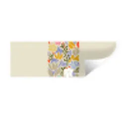 Abstract - Bloemen - Bladeren Muursticker klein -3d