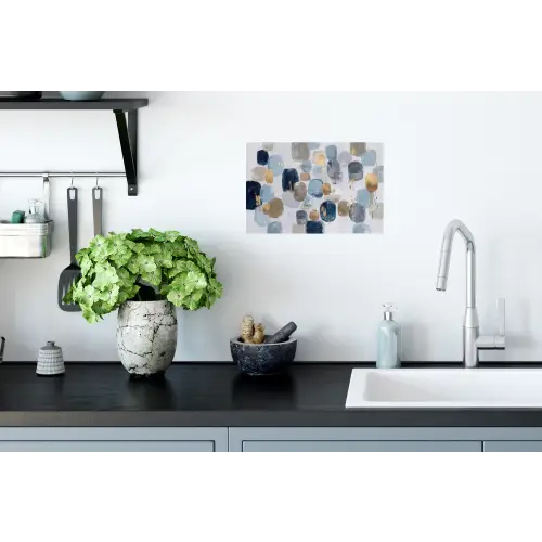 Abstract - Goud - Vormen Muursticker klein -keuken