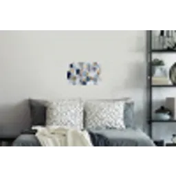 Abstract - Goud - Vormen Muursticker klein -slaapkamer