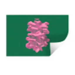 Abstract - Pink - Lijnen - Groen Muursticker klein -3d