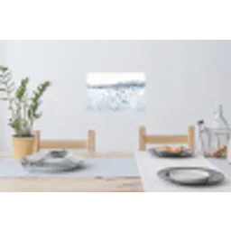 Luchtbellen - Water - Dynamisch Muursticker klein -eettafel