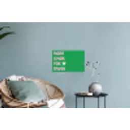Amor - Valentijn - Groen - Tekst Muursticker klein -plant