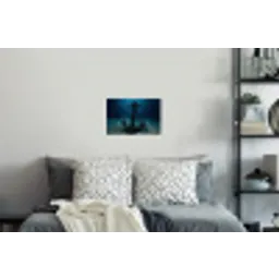 Anker - Ijzer - Zeebodem - Zand Muursticker klein -slaapkamer