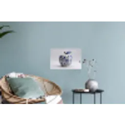 Appel - Blauw - Klassiek Muursticker klein -plant