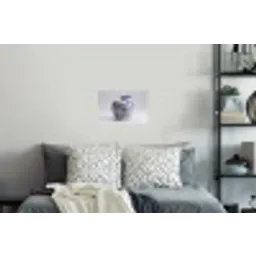 Appel - Blauw - Klassiek Muursticker klein -slaapkamer