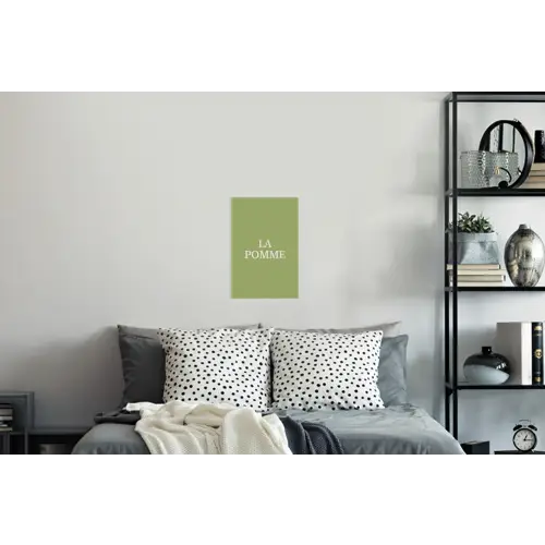Appel - Groen - Minimalistisch Muursticker klein -slaapkamer