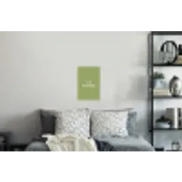 Appel - Groen - Minimalistisch Muursticker klein -slaapkamer