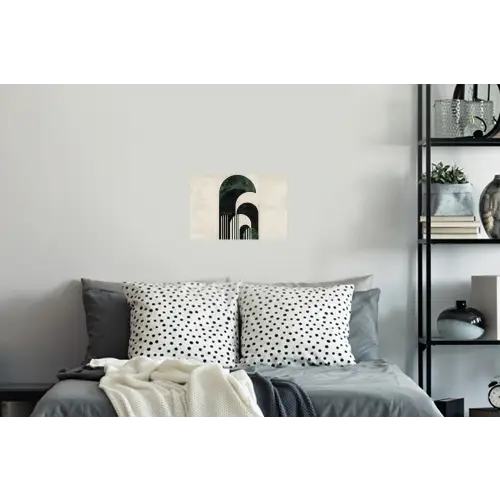 Bogen - Donkergroen - Lijnen Muursticker klein -slaapkamer